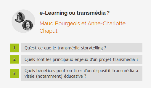 e-Learning ou transmédia ?